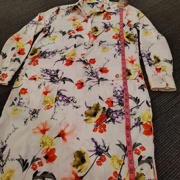 Ralph Lauren Floral Print Skirt - Cream - Picture 4 of 5